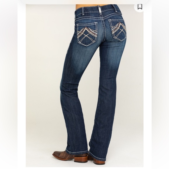 Ariat Denim - ARIAT WOMEN'S ROSY WHIPSTITCH BOOT CUT JEANS Sz 30R